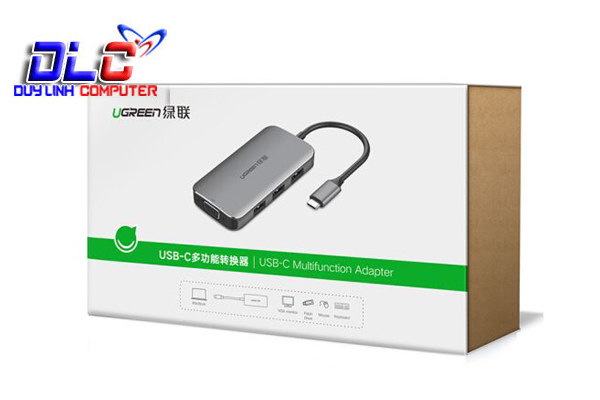 Cáp USB Type C to HDMI, Hub USB 3.0 cao cấp Ugreen 50210