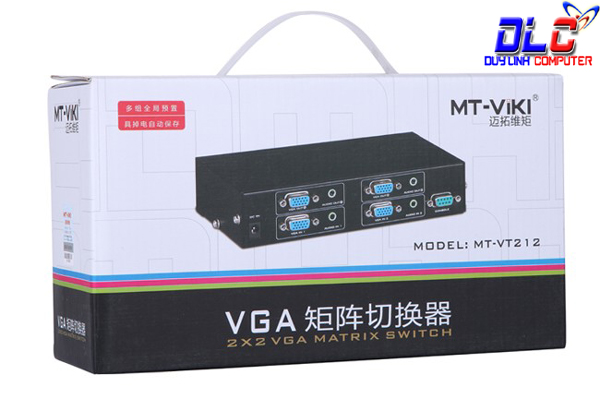 Bộ chia VGA 2 vào 2 ra Chính hãng MT-Viki MT-VT212
