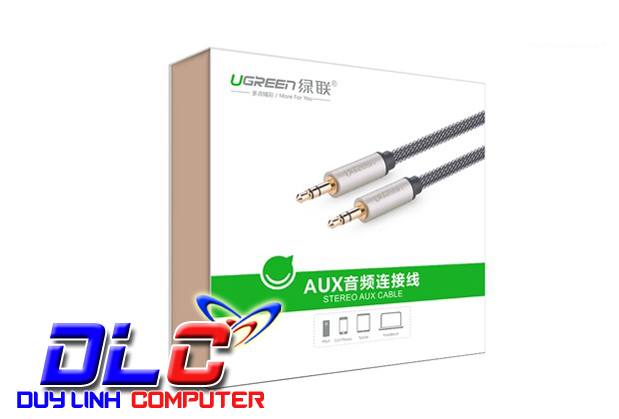 Cáp Audio AUX 3,5mm trên ô tô 5M Ugreen 10606