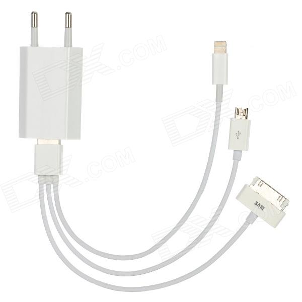 Micro USB 3 in 1 cho iPhone 5 iPad 4,mini,Samsung S2,HTC,Samsung Tab