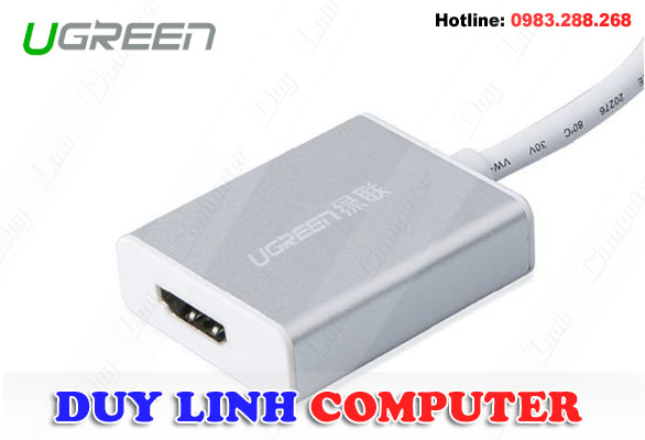 Cáp chuyển Displayport to HDMI cao cấp Ugreen UG-20411