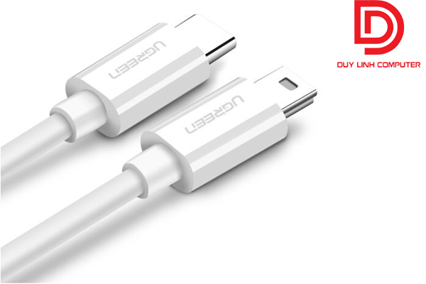 Cáp USB Type C to Mini USB Ugreen 40418 dài 1,5m chính hãng