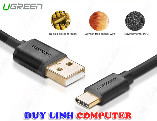 Cáp USB Type C sang USB 2.0 1,5m chính hãng Ugreen 30165