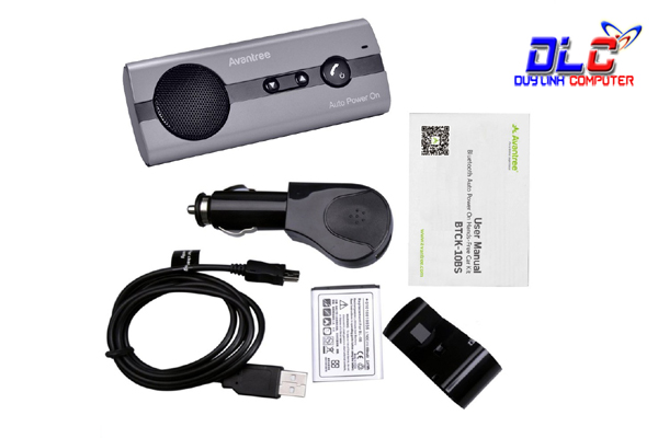 Tai Nghe  Avantree BTCK-10BS-TTN (A1903) Bluetooth kèm sạc trên ô tô