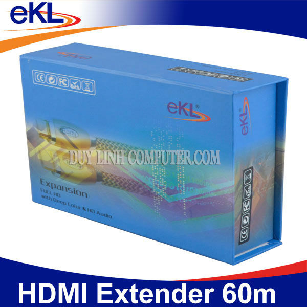 Bộ chuyển tín hiệu HDMI - HDMI 60m EKL-HE60