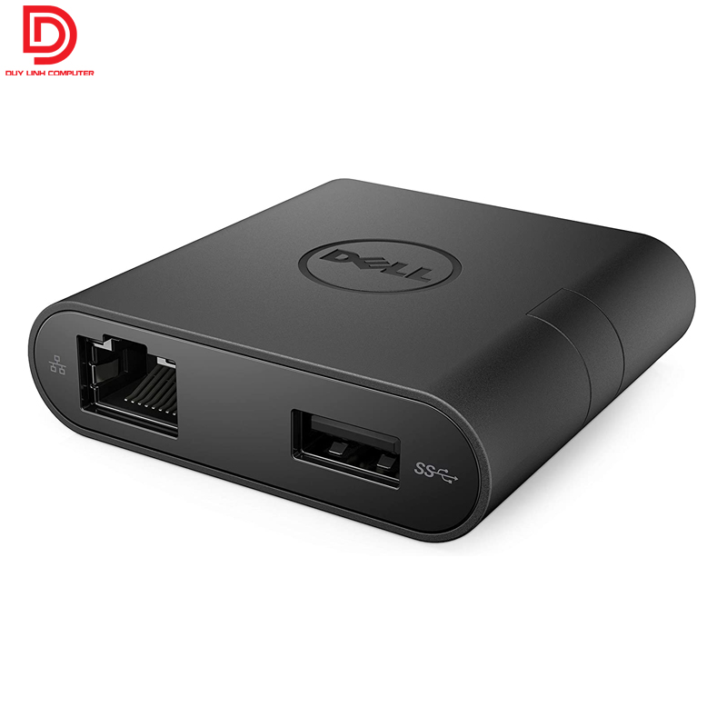 Bộ chuyển đổi Dell DA200 - USB Type C to HDMI, VGA, Lan, USB 3.0 chính hãng