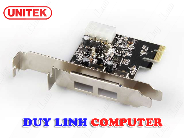 Card PCI-E to USB 3.0 chính hãng Unitek Y-7301