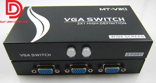 Bộ chia VGA 2 ra 1 hoặc 1 ra 2 chính hãng Viki MT-15-2CH