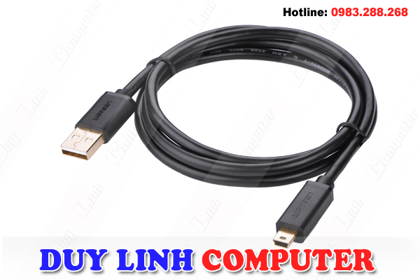 Cáp Mini USB to USB 2.0 dài 0,25m chính hãng Ugreen UG10353