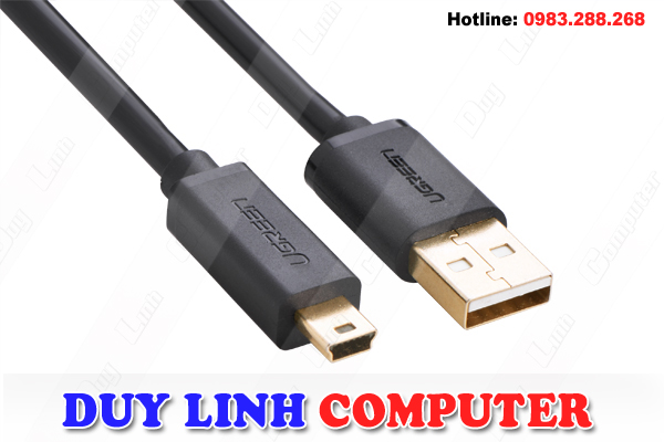 Cáp Mini USB to USB 2.0 dài 1,5m chính hãng Ugreen UG10385