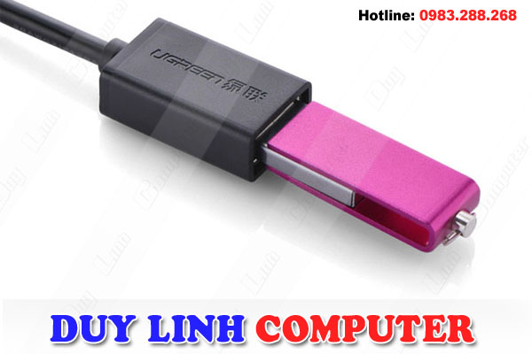 Cáp chuyển Micro USB to USB 2.0 OTG chính hãng Ugreen UG10396