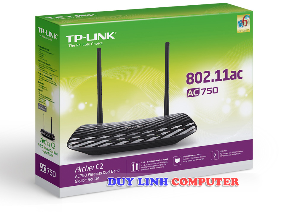 Bộ phát wifi TP-LINK AC750 - Băng tần kép không dây