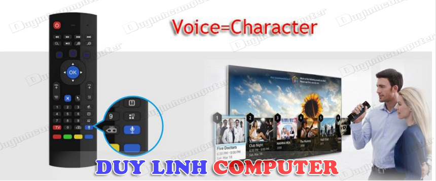 Air Mouse - Chuột Bay KM800, điều khiển Tivi Smart, Android TV không dây , Có Voice