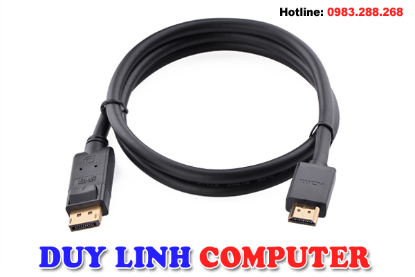 Cáp Displayport to HDMI 1M chính hãng Ugreen 10238 cao cấp