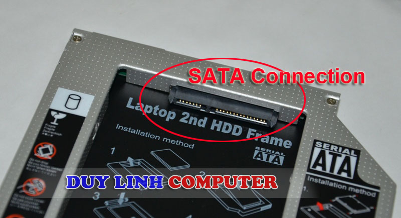 Bộ mở rộng thêm Ổ Cứng Sata thứ 2 cho Laptop  - Second HDD Caddy