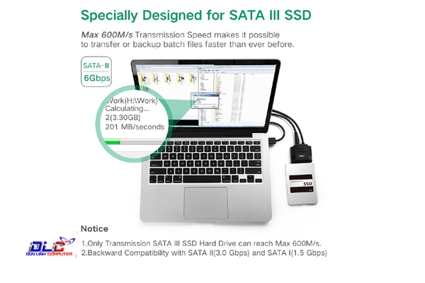 Cáp USB 3.0 To Sata Ugreen 20611 Dùng Cho HDD/SSD 2,5