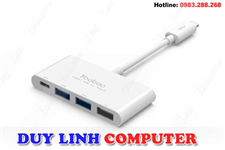 Cáp chuyển USB Type C sang USB-C, 3 cổng USB 2.0 (YooBao YB-H1C3A/C )