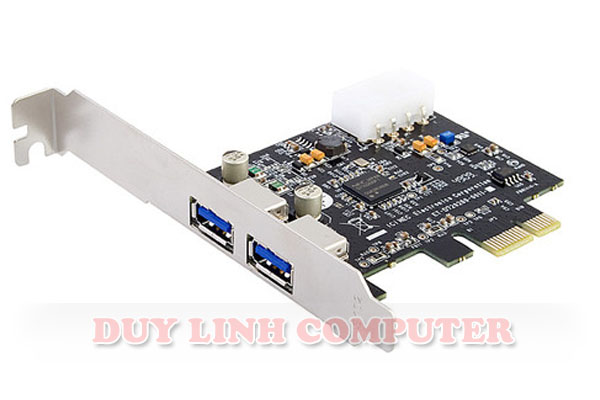 Card PCI E to USB 3.0 ra 2 cổng