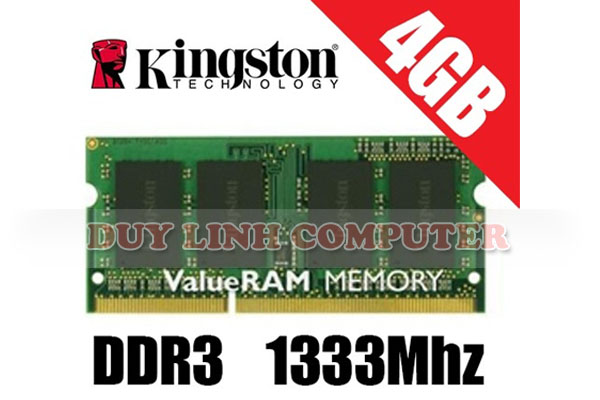 Ram DDR3 Kingston 4Gb Bus 1333