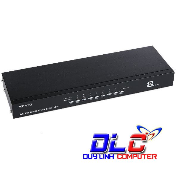 Thiết bị chuyển mạch tự động 8 CPU dùng chung 1 màn hình - AUTO KVM SWITCH VIKI - MT-2108UL