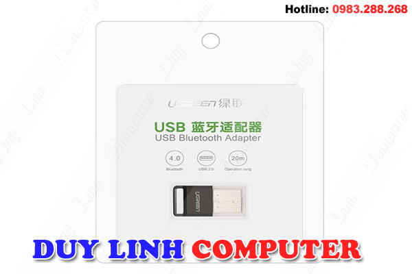 USB thu Bluetooth 4.0 cao cấp Ugreen 30524