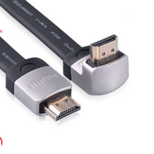 Cáp HDMI 1,5M dẹt nghiêng góc 90 độ chính hãng Ugreen UG-10278 hỗ trợ 3D 4K