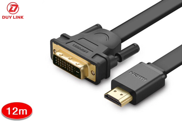 Cap HDMI to DVI det dai 12m Ugreen 30141 0