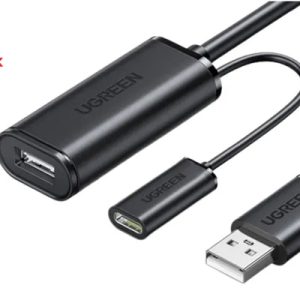 Cáp nối dài USB 2.0 25M mạ vàng, có IC khuếch đại tín hiệu Ugreen 10325