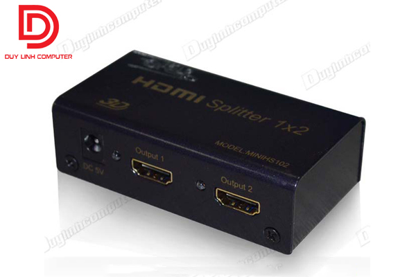 Bộ chia HDMI 1 ra 2 chính hãng EKL Mini HS102