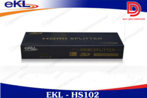 Bộ chia HDMI 1 ra 2 EKL HS102 - hỗ trợ chuẩn 1.4v, 3D