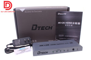Bộ Chia HDMI 1 ra 4 Dtech DT-7144 chính hãng hỗ trợ 4Kx2K
