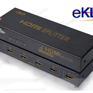 Bộ chia HDMI 1 ra 4 EKL-HS104 chính hãng hỗ trợ 4K, 3D