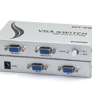 Bộ chia màn hình VGA 2 ra 2 chính hãng Viki MT-202C.