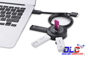 Bộ chia USB 2.0 4 Cổng tích hợp OTG chính hãng Ugreen 20275