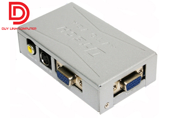 Bộ chuyển đổi tín hiệu AV/BNC to VGA DTECH DT-7003 chính hãng