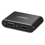 Bộ chuyển Ugreen 30963 xuất Điện thoại ra Tivi HDMI, VGA chuẩn cắm Lightning, Micro USB