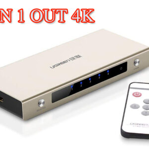 Bộ Gộp HDMI 5 Vào 1 Ra Ugreen 20680 Hỗ Trợ 3D, 4K Cao Cấp