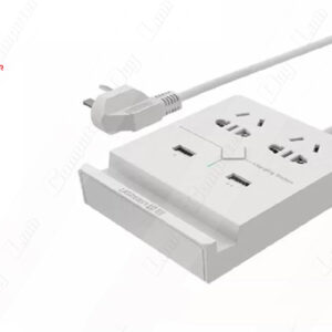 Bộ sạc 2 cổng USB 5V3.4A + 2 ổ cắm điện đa năng Ugreen 20346