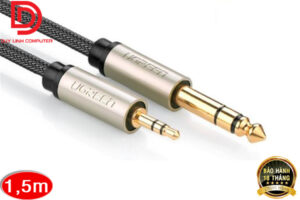 Cáp Audio 3.5mm to 6.5mm dài 1.5M chính hãng Ugreen 10627
