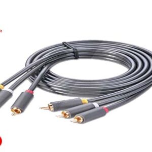Cáp AV 3 ra 3 dài 3M chính hãng Ugreen 10526 mạ vàng cao cấp