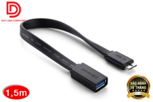 Cáp chuyển đổi Micro B sang USB 3.0 chính hãng Ugreen 10801 hỗ trợ OTG