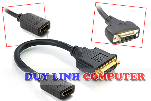Cáp chuyển đổi nối 2 đầu HDMI to DVI