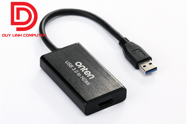 Cáp chuyển đổi USB 3.0 to HDMI Onten OTN-5202 hỗ trợ Full HD 1080P