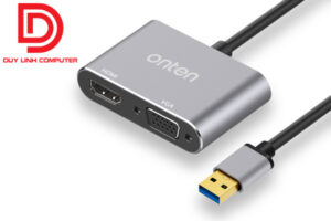 Cáp chuyển đổi USB 3.0 to HDMI + VGA Onten OTN-5201B cao cấp