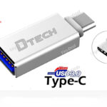 Cáp chuyển đổi USB Type C  to USB 3.0 (đầu âm) chính hãng DTECH T0001