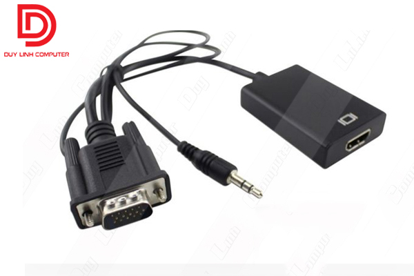 Cáp chuyển đổi VGA sang HDMI tích hợp Audio giá rẻ