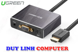 Cáp chuyển HDMI to VGA tích hợp Audio, cổng quang SPDIF Ugreen 40282