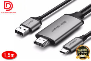 Cáp chuyển USB Type C to HDMI dài 1,5m hỗ trợ 4K2K@60Hz Ugreen 50544 chính hãng