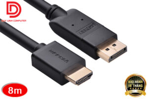 Cáp Displayport to HDMI 8M chính hãng Ugreen 10205 cao cấp