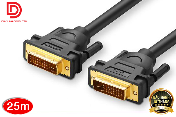 Cáp DVI 24 + 1 dài 25m hỗ trợ 2k chính hãng Ugreen 11644